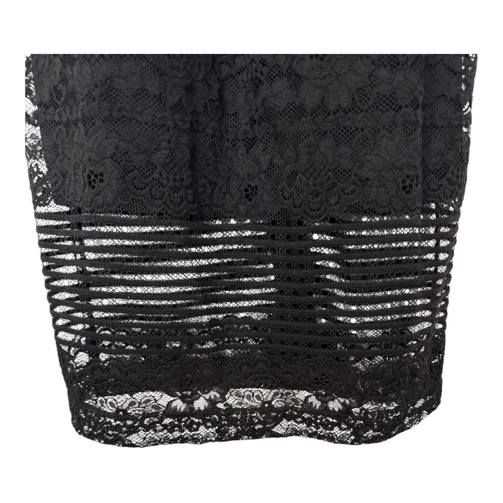 BNWT Guess Black Lace Midi Dress, Size 4, Black - Picture 2 of 7
